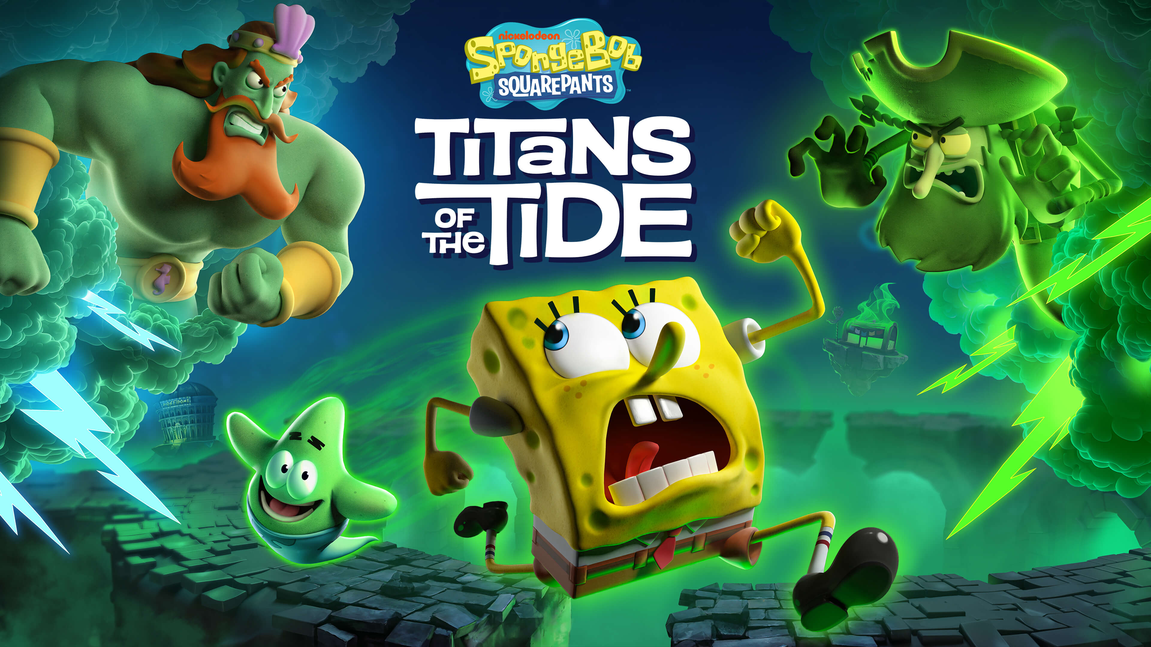 Who You Gonna Call? SpongeBob and Patrick! SpongeBob SquarePants: Titans of the Tide Is Out Now on Nintendo Switch!